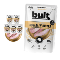BULT mokra karma dla psa Indyk saszetka 6x100g