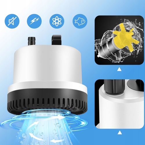 POMPA NISKIEGO ZANURZENIA 2500L/H 40W akwariowa Ultra cicha pompa staw na Arena.pl