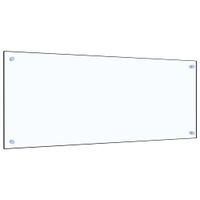 Panel ochronny do kuchni, przezroczysty, 100x40 cm, szkło