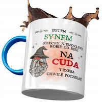 Kubek Błękitny Dla Syna Na Dzień Dziecka Prezent Z Nadrukiem Ze Zdjęciem