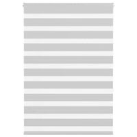 Roleta zebra, jasnoszara, szerokość tkaniny 90,9 cm, poliester