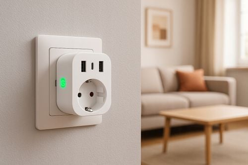 INTELIGENTNE GNIAZDKO WiFi SMART TUYA PROGRAMATOR WATOMIERZ GNIAZDO USB C A na Arena.pl