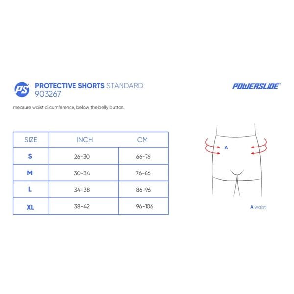 Spodenki Powerslide Protective Short Standard S zdjęcie 2