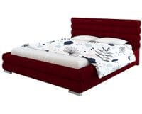 DUŻE ŁÓŻKO SYPIALNIANE 180x200 Z STELAŻEM I POJEMNIKIEM