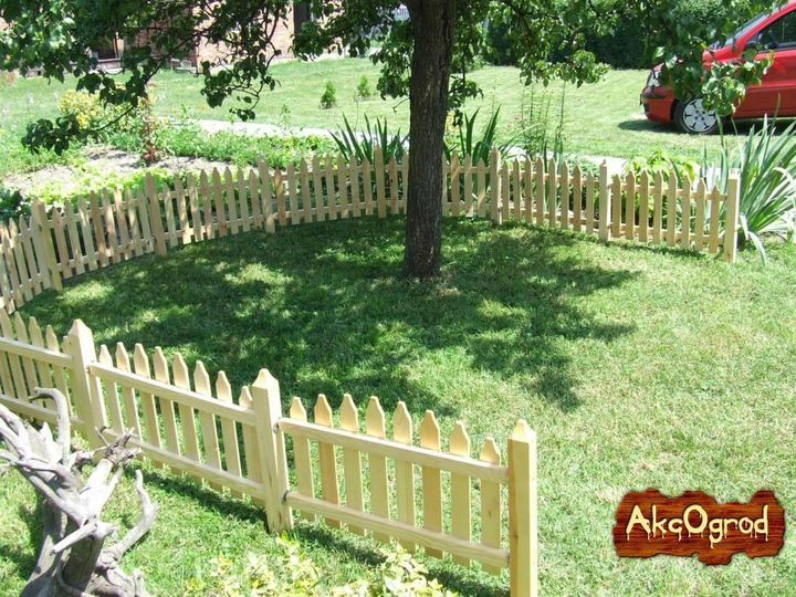 Płotek ogrodowy STONOGA płot drewniany impregnowany zdjęcie 6