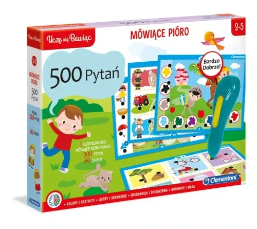 GRA EDUKACYJNA MÓWIĄCE PIÓRO 500 PYTAŃ PRZEDSZKOLA na Arena.pl