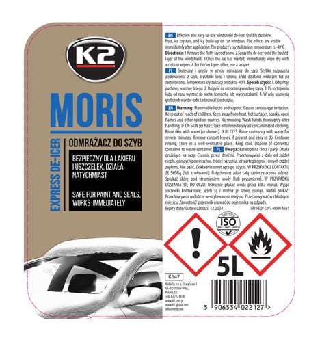 K2 MORIS 5L - odmrażacz do szyb na Arena.pl