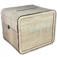 PUDEŁKO na KOPERTY ŚLUBNE drewniana SKRZYNKA na Koperty
