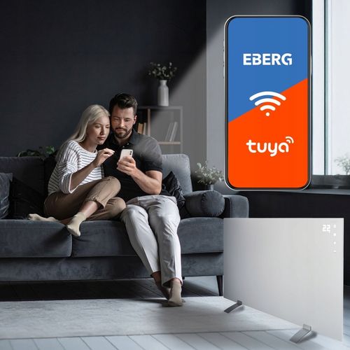Grzejnik promiennik na podczerwień panel elektryczny EBERG 600W ECO IR WiFi na Arena.pl