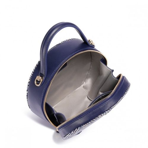 NUCELLE Okrągła niebieska torebka na Arena.pl