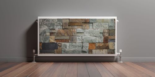 MATA Magnetyczna Na Kaloryfer Kamienna Ściana Mur 80cm x 60cm na Arena.pl