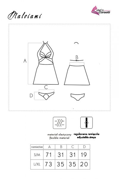 KOSZULKA NOCNA Z KORONKĄ SEKSOWNE STRINGI L/XL zdjęcie 4