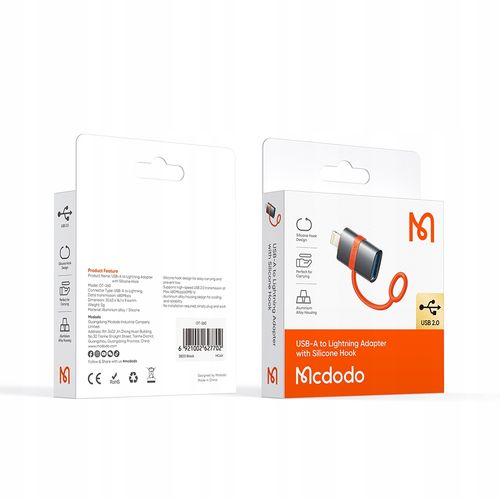 mcdodo adapter przejściówka usb-a 3.0 do lightning iphone ipad 3a otg na Arena.pl