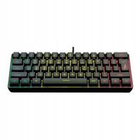 Klawiatura przewodowa SureFire KingPin X1 gamingowa 60% RGB QWERTY English