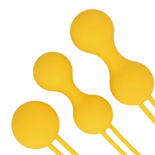 kegel ball exercise set - lemonade yellow na Arena.pl