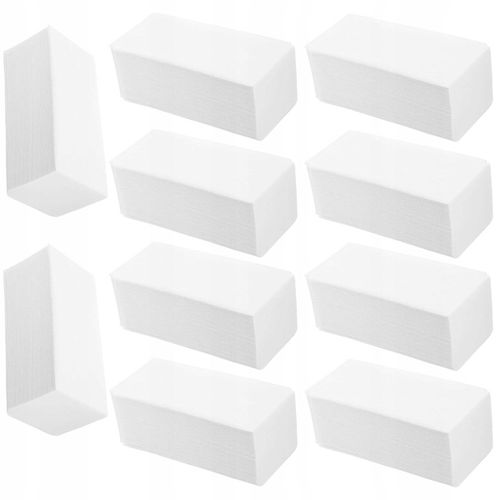 10x Ręcznik Papierowy ZZ BIAŁY składany 2W CELULOZA papier GRUBY 25x21,5cm na Arena.pl