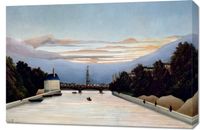 Obraz 90x60cm The Eiffel Tower, Rousseau Vintage do Salonu