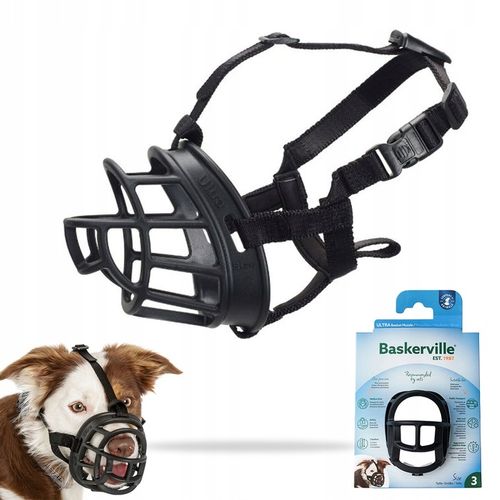 BASKERVILLE ULTRA 3 MUZZLE Kaganiec FIZJOLOGICZNY dla Psa LEKKI M 27/7cm na Arena.pl