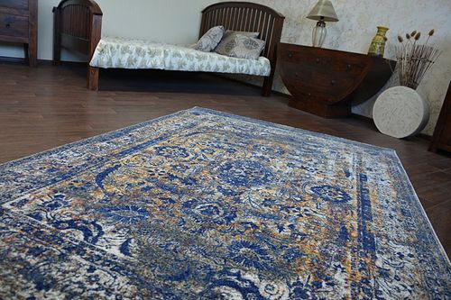 Dywan SAMPLE W2497 white / blue na Arena.pl