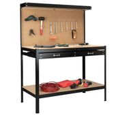 Stół warsztatowy HORTEN czarny