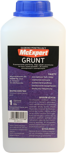GRUNT GŁĘBOKOPENETRUJĄCY 1L - MC-500-0110 zdjęcie 1