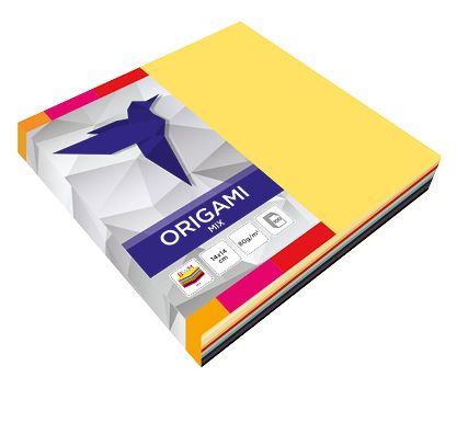PAPIER DO ORIGAMI MIX 100 14X14 INTERDRUK zdjęcie 1