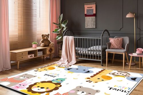 Mata piankowa składana dwustronna duża edukacyjna dla dzieci XPE 180x200 cm na Arena.pl