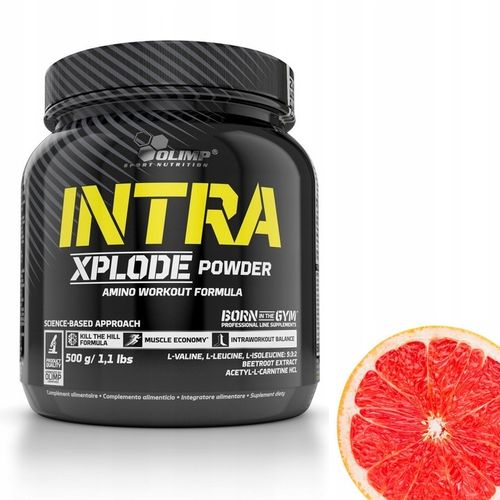 OLIMP INTRA XPLODE BCAA AMINOKWASY GREJPFRUT 500g na Arena.pl