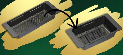 OCIEKACZ do ZLEWU na NACZYNIA organizer CZARNY suszarka OCIEKARKA + na Arena.pl