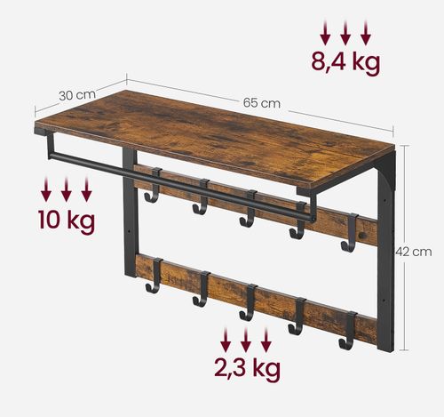 Półka z Wieszakami - LCR101B01 na Arena.pl