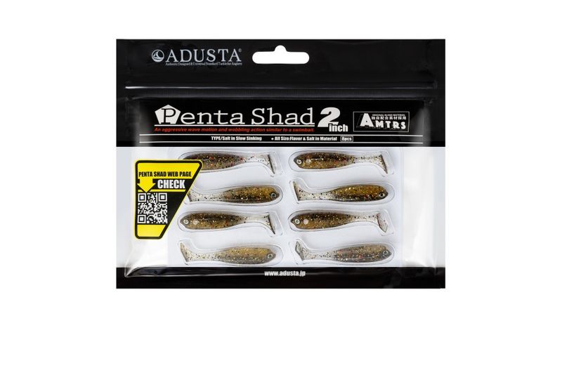 ADUSTA PENTA SHAD 110 SUJIEBI 2 '' / 5 cm /kpl8 zdjęcie 2
