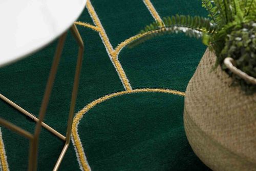 RUG/LU/ESTEMA/ARTDECO2/BOTTLEGREEN+GOLD/140x190 na Arena.pl