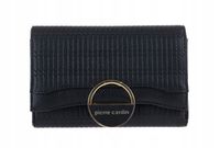 Pierre Cardin - elegancki portfel damski skóra ekologiczna czarny WX33-704