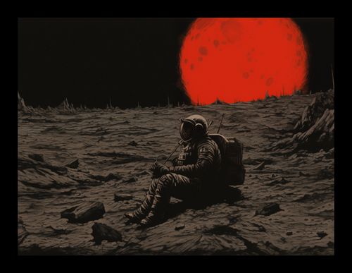 Plakat 20x15cm Samotność w Kosmosie na Arena.pl