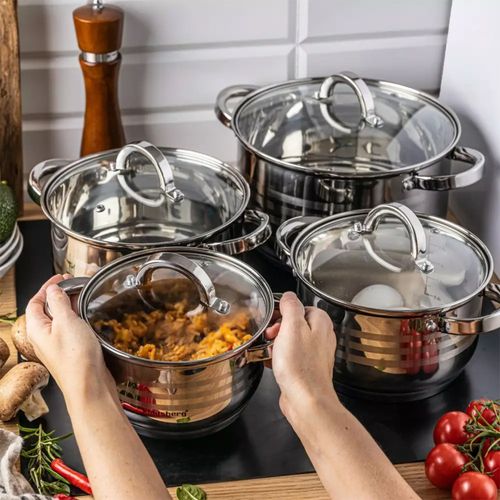 zestaw garnków 9 elementów klausberg kb-7695 na Arena.pl