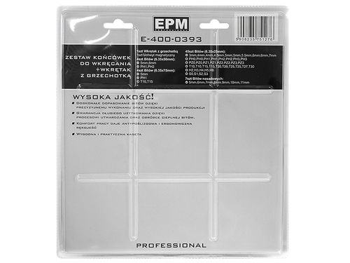 zestaw bitów z grzechotką 62 sztuk - e-400-0393 na Arena.pl