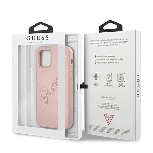 Etui Guess do iPhone 12 Pro Max, Różowy zdjęcie 8