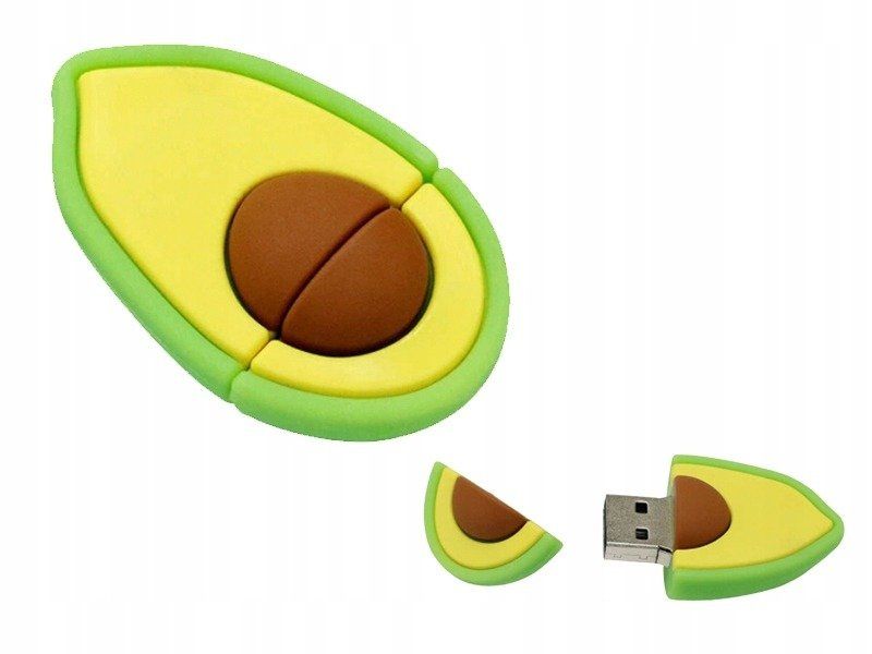 PENDRIVE USB SZYBKI FLASH DRIVE ULTRA PAMIĘĆ ZAWIESZKA PREZENT AWOKADO 16GB zdjęcie 1