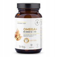 Omega+ Witamina D3 2000 IU + K2, kapsułki softgel 60 szt. Aura Herbals