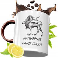 Kubek Bordowy Dla Córki Na Urodziny Prezent Z Nadrukiem Ze Zdjęciem