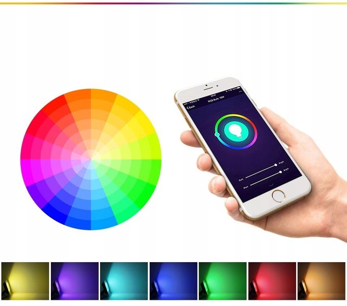 Halogen LED RGBCM 50W Tuya WIFI Aplikacja IP66 zdjęcie 12