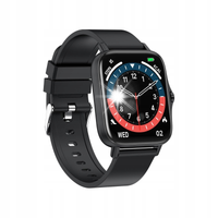 Smartwatch MAXCOM FW55 Aurum Pro Black Zegarek Sportowy Klasyczny Prosty