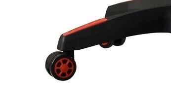 FOTEL GAMINGOWY HORSEKING Z PODNÓŻKIEM OBROTOWY DO GRY KRZESŁO CZERWONY na Arena.pl