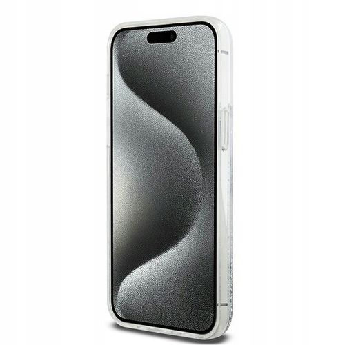 Etui do iPhone 15 Pro Max DKNY Liquid Glitter Case Cover Plecki Białe na Arena.pl