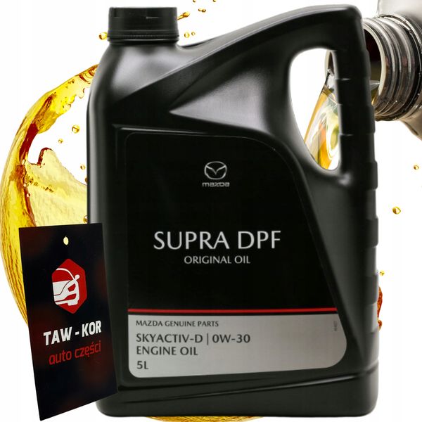 OLEJ MAZDA 0W-30 5L SUPRA DPF zdjęcie 2
