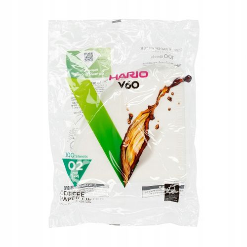 HARIO FILTRY PAPIEROWE DO DRIP BIAŁE V60-02 100szt na Arena.pl
