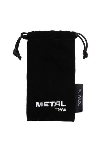 red anal plug toyfa metal with black gem na Arena.pl