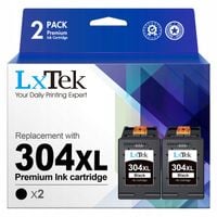 2PC czarne wkłady do HP304XL DeskJet 3730 2632 2633 3720 2630 3735 3750