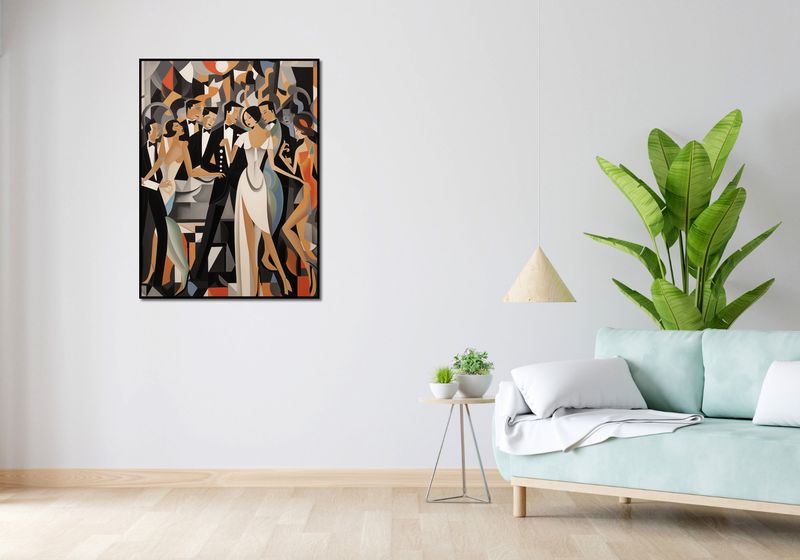 Plakat 75x100cm Bal w Art Deco zdjęcie 4