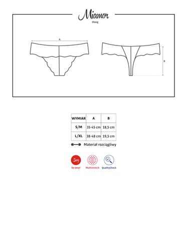 bielizna miamor stringi l/xl na Arena.pl